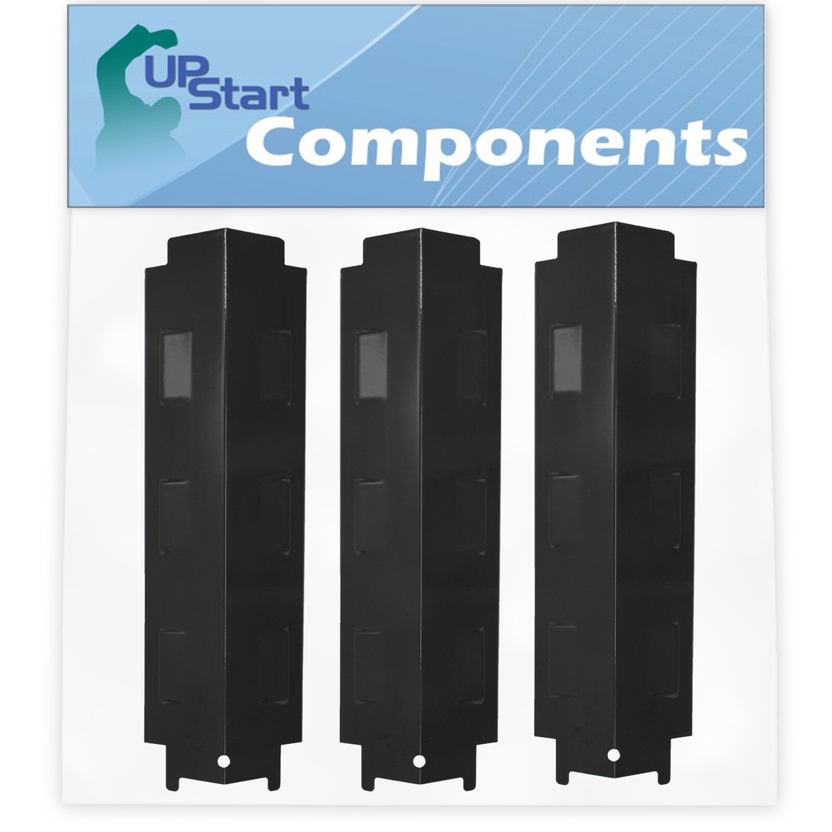 3-Pack BBQ Grill Heat Shield Plate Tent Parts for Master Forge