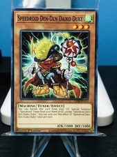 Yugioh! 3x Speedroid Den-Den Daiko Duke LED8-EN013 Common - 1st ed NM
