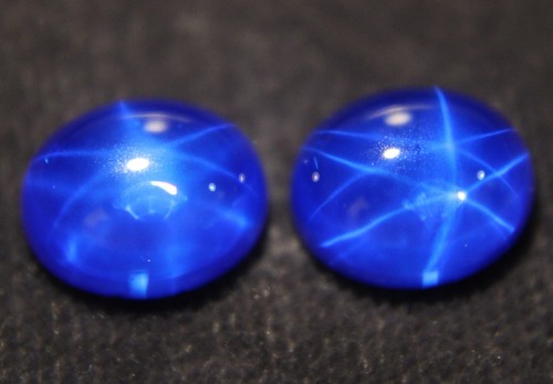15 Ct 6 Rays Star Blue Sapphire Cabochon Loose Gemstones Certified - 第 4/6 張圖片