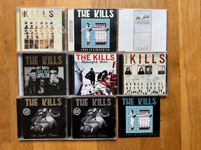 The Kills 9 CD Lot No Wow Keep On Your Mean Midnight Boom Black Rooster Pull A U