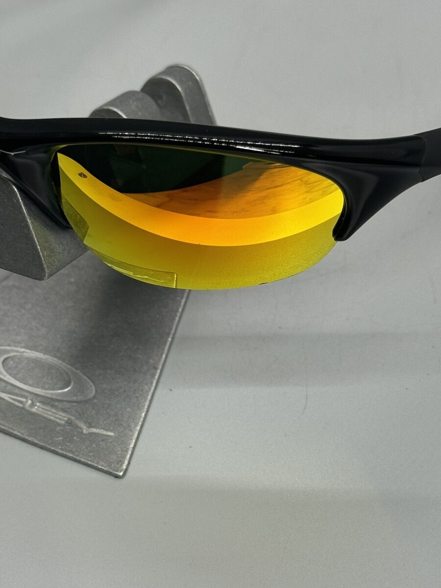 Brand New Oakley Half Jacket XLJ Jet Black W/ Fire Iridium Brand New Oakley Half Jacket XLJ Jet Black W/ Fire Iridium