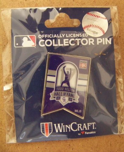 Colorado Rockies Todd Helton pin 2024 Hall of Fame #17 CR MLB - Picture 3 of 7
