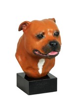 Image of Staffordshire Bull Terrier I hand-painted figurine Art-Dog