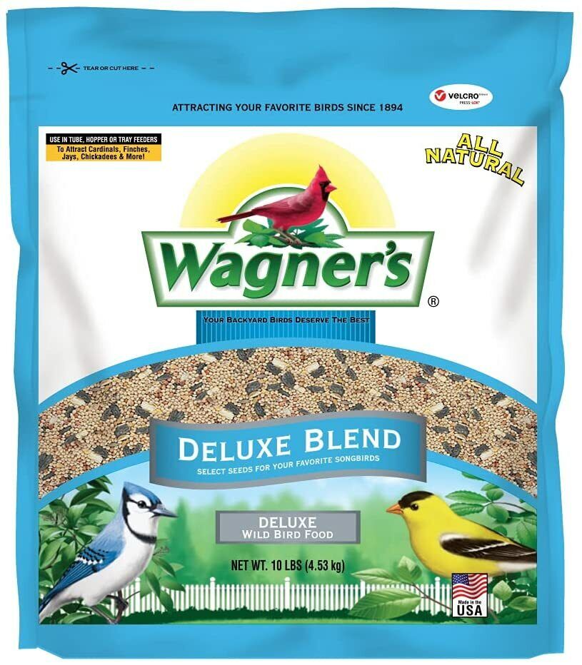 Bird Food Deluxe Wild Deluxe Blend 10-Pound Bag Wagners
