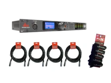dbx DriveRack PA2 Complete Loudspeaker Management System w/4 XLRs & Cable Wraps