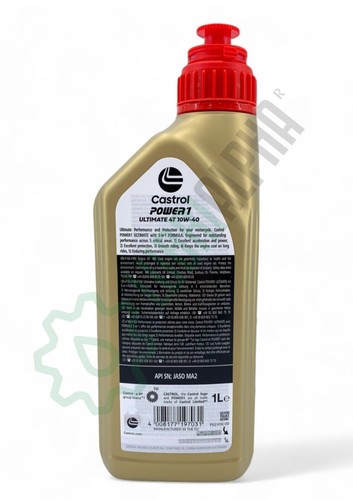 Olio motore moto Castrol Power 1 Ultimate 4T 10W40 - 4lt - Foto 2 di 6