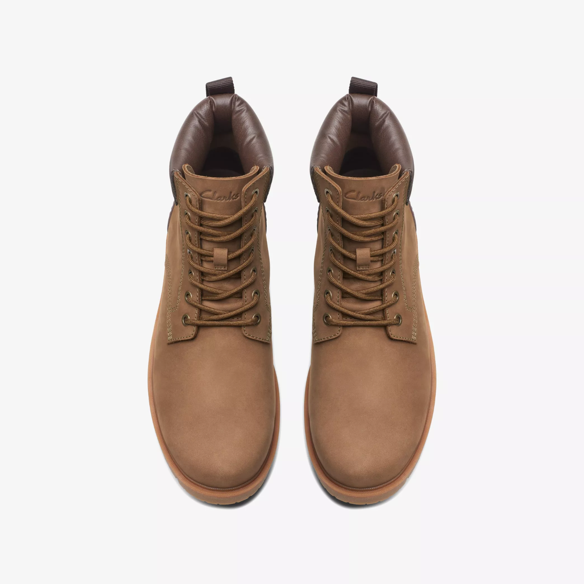 Clarks ROSSDALE HI GTX Dark Sand Nubuck Leather Gore Tex 