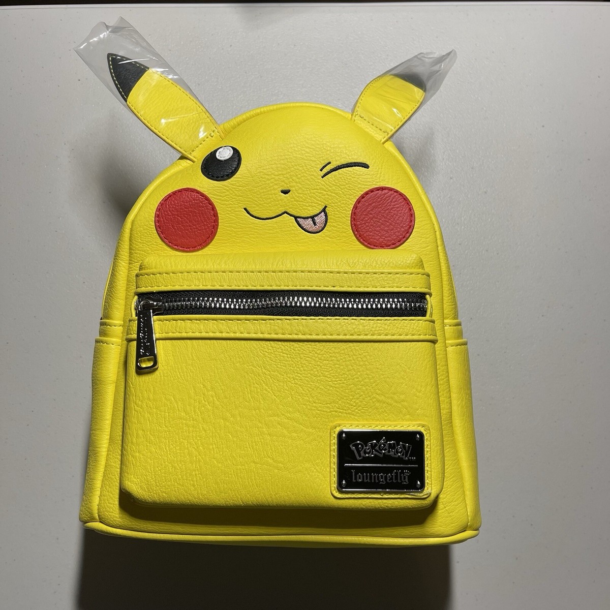 Loungefly x Pokemon Pikachu Winking Face Mini Backpack NWT Loungefly x Pokemon Pikachu Winking Face | Mercari main image 4