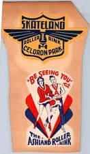 Roller Rink Sticker Lot - Skateland, Ashland, White Plains & Hoffman's Rink