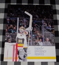 Logan Thompson Signed Las Vegas Golden Knights 8x10 Photo Stanley Cup Champion