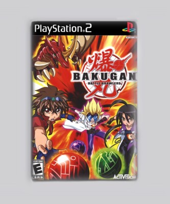 BAKUGAN - BATTLE BRAWLERS / PS2 - 2''x3'' FRIDGE MAGNET (playstation 2 retro
