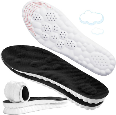 4D Cloud Soles for Men - Soft Memory Foam Cushioning Cloud Insoles-Ultra Comfort