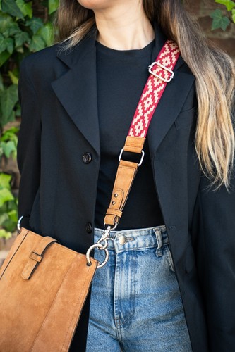 Guarda Pampa Leather Cross Body Bag Tote Shoulder Messenger Purse Boho Style Bag - Picture 5 of 11
