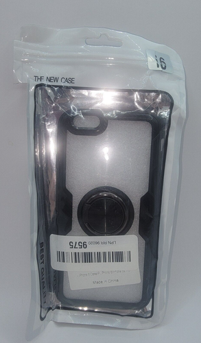 Kitoo iPhone 6, 6s Clear Case w Ring Stand, Black Carbon Fiber Trim NEW /OPENED - Picture 6 of 6