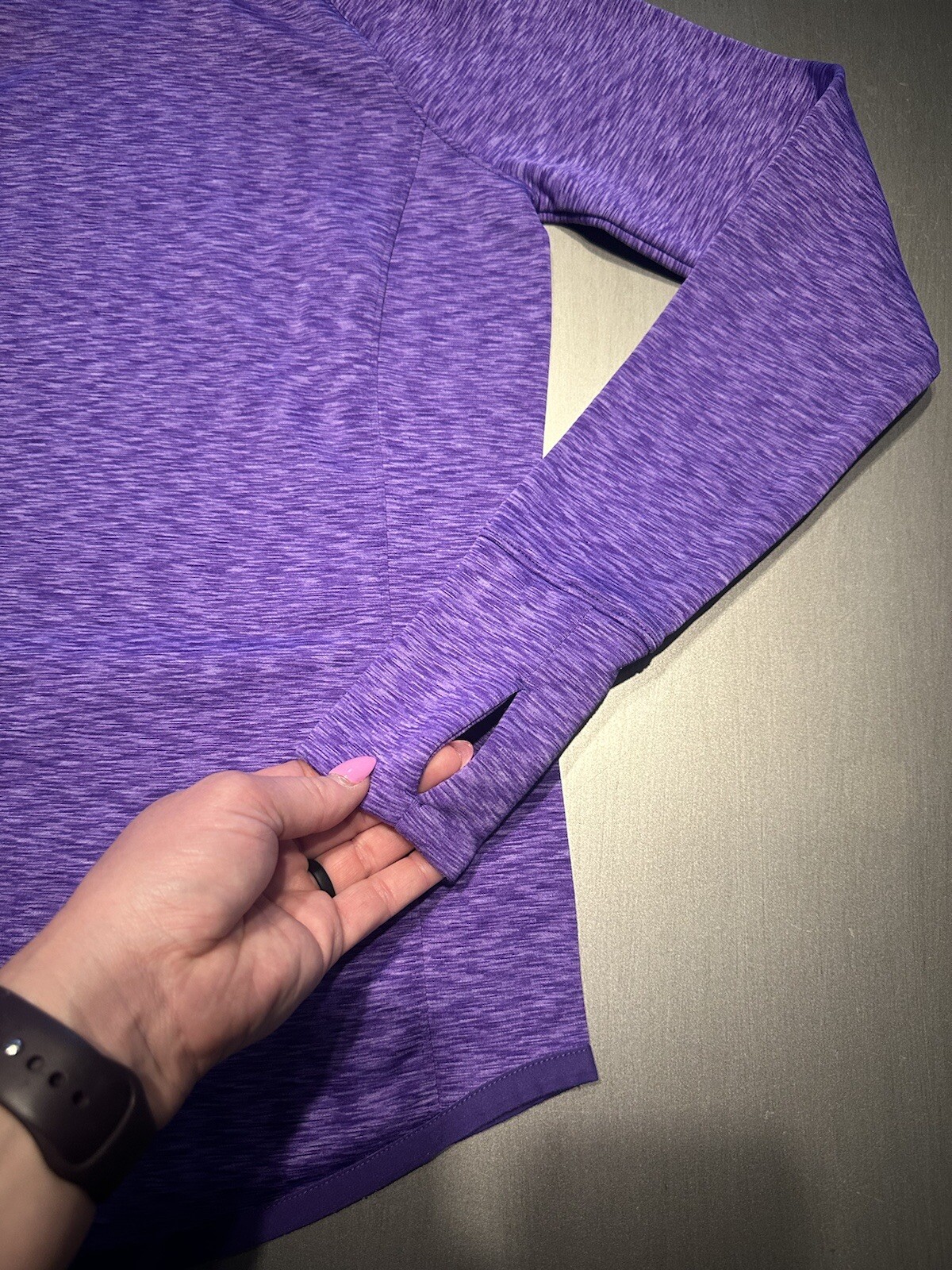 Athleta Tranquility Space Dye Pull Over Hoodie w/… - image 15