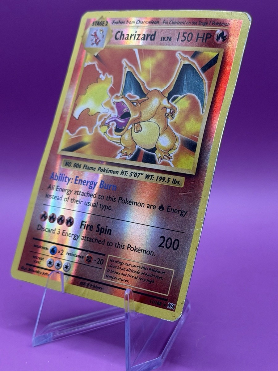 pokemon card 11 108 Charizard 11/108 Evolutions Reverse Holo perfect for serious collectors and enthusiasts of the Pokmon Trading Card Game. Charizard 11/108 Pokemon XY Evolutions