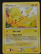 Carta Pokémon Platinum Arceus Pikachu 71/99 2009 comune regolare giocata leggermente