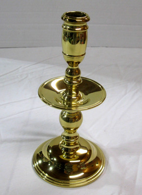 Baldwin Solid Brass 8.5'' Pennsbury Candlestick Model No. 7003 Vintage