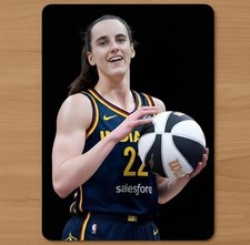 Caitlin Clark 9.5 x 8 Mouse Pad With Anti-Slip Rubber Backing Made In USA