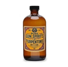 Pure Gum Spirits of Turpentine 8 oz - 100% by EnergyMedic