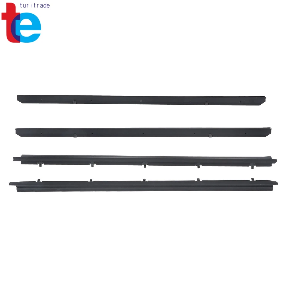 For Chevy S10 1982-1993 Window Sweep Felts Seals Weatherstrip 4 Piece Kit Set - Изображение 4 из 4