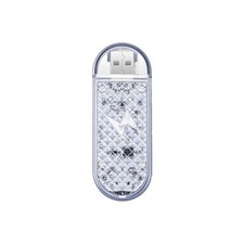 Luz indicadora LED para puerta de vehículo sensor magnético USB recargable luz de charco