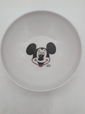 Vintage Plastic Disney Bowl Mickey Mouse Made In USA
