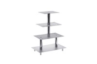 TortenstäNder HochzeitskuchenstäNder KuchenstäNder Etagere Aluminium 4 Etagen