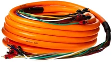 Deejay LED TBHMED36ORANGE Orange 36ft 10rca 3 Power Copp