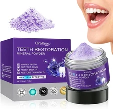 Teeth Restoration Mineral Powder, Mineral Tooth Powder, Teeth Whitening Powder