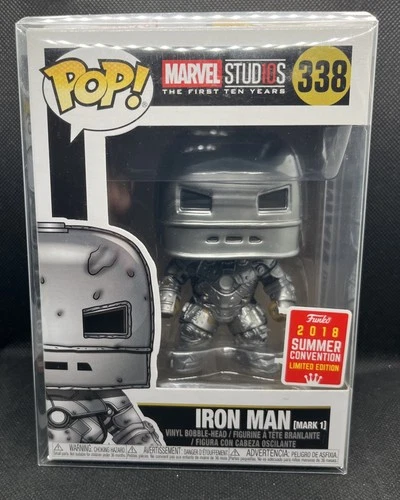 Funko Pop! Marvel: Iron Man - Iron Man Mark I Action Figure SDCC - Multicolor