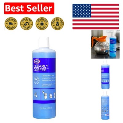 Clearly Coffee 14oz Cleaner - Liquid Solution for Fresh Brewing & Equipment Care