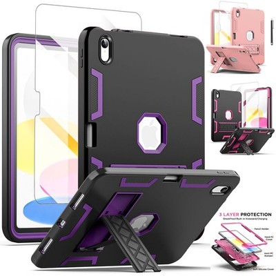 For Apple iPad A16 11''/ iPad 10th Generation Shockproof Heavy Duty Stand Cover