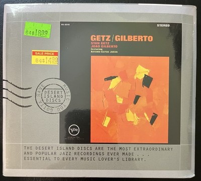 Stan Getz/Gilberto Antonio Carlos Jobim 2000 Verve CD Desert Island Sealed New