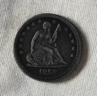 1858-P Seated Liberty Quarter (25c) - High Quality Coin!