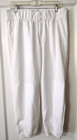 Adidas Baseball Softball Pants Size L White Reinforced Knee Elastic Waist — photo 1
