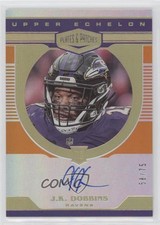 2020 Plates & Patches Rookie Upper Echelon Orange 58/75 JK Dobbins Auto un2