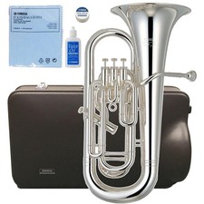YAMAHA YEP-621S Bb Euphonium 4-piston Silver Plated Yellow Brass w/ Hard Case