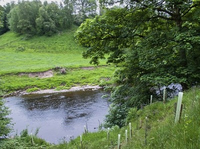 Photo A3 The River Hodder Bashall Eaves This is the best view of the riv c2015
