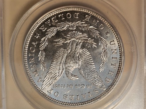 1886 P Morgan Dollar Silver $1 Coin American Eagle ANACS MS64 UNC UNCIRCULATED - Picture 4 of 7