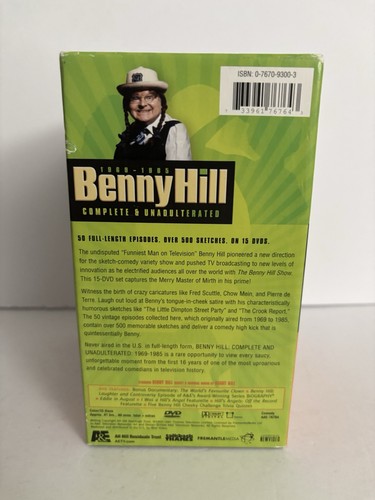 Benny Hill Complete & Unadulterated 15 DVD 508 Sketches 50 Ep - Near Mint Discs! - Picture 8 of 10