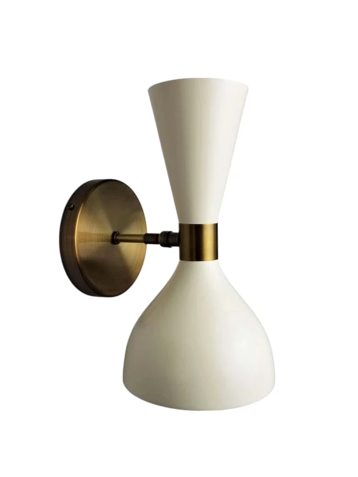 UL Listed Handmade Brass Wall Sconce – Mid Century Modern Lighting - Image 2 of 4