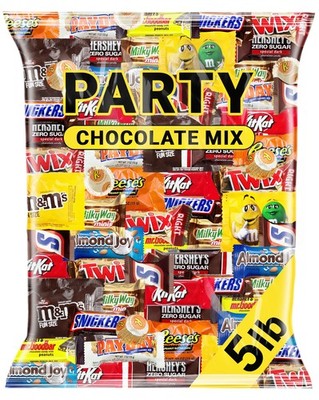 Chocolate Candy Variety Pack Bulk Assorted Individually Wrapped Mini Chocolate