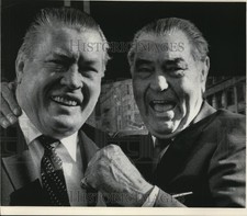 1969 Press Photo Former Boxers Gene Tunney & Jack Dempsey in Chicago - cvs04410
