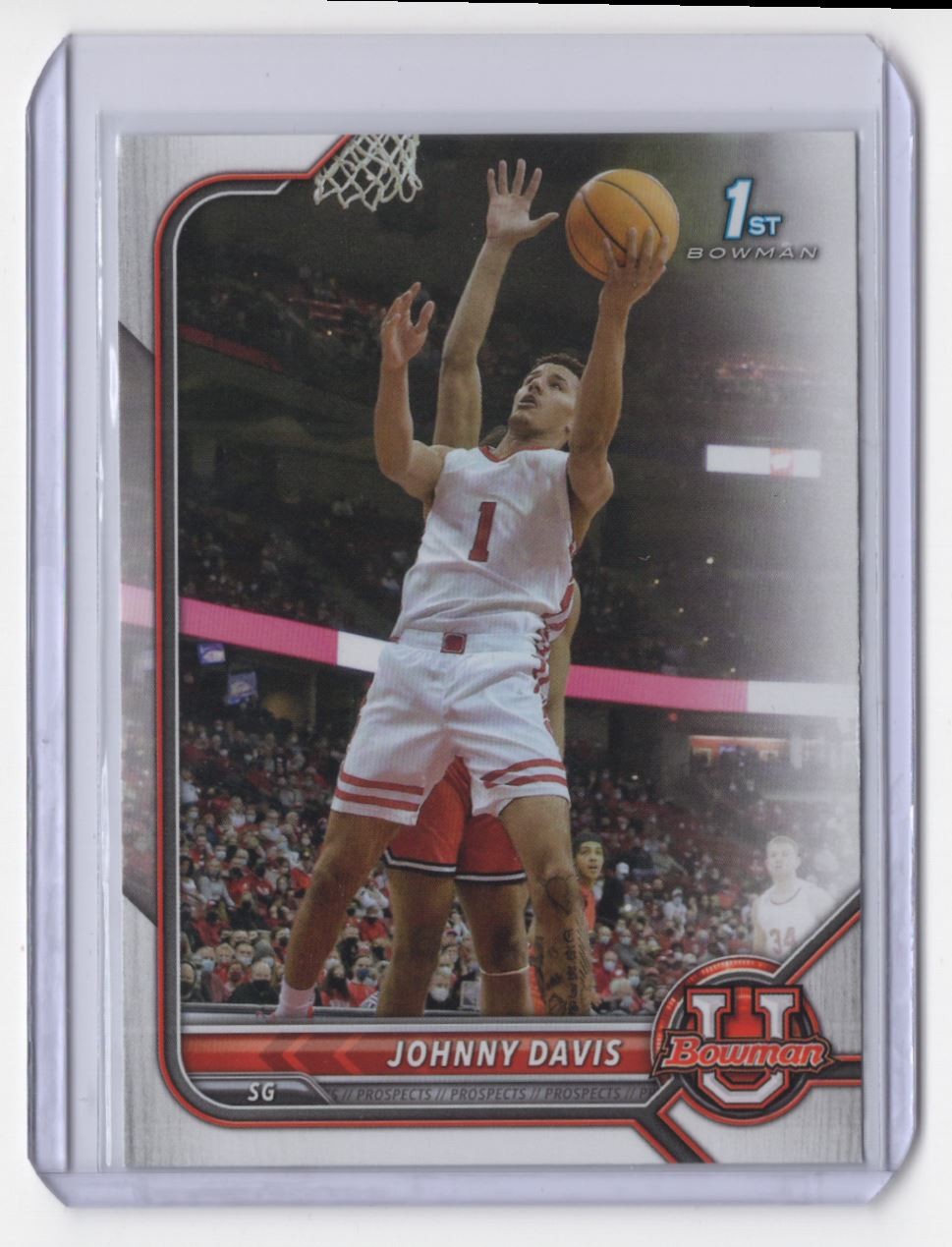 2021-22 Bowman University 1st Bowman Johnny Davis #93