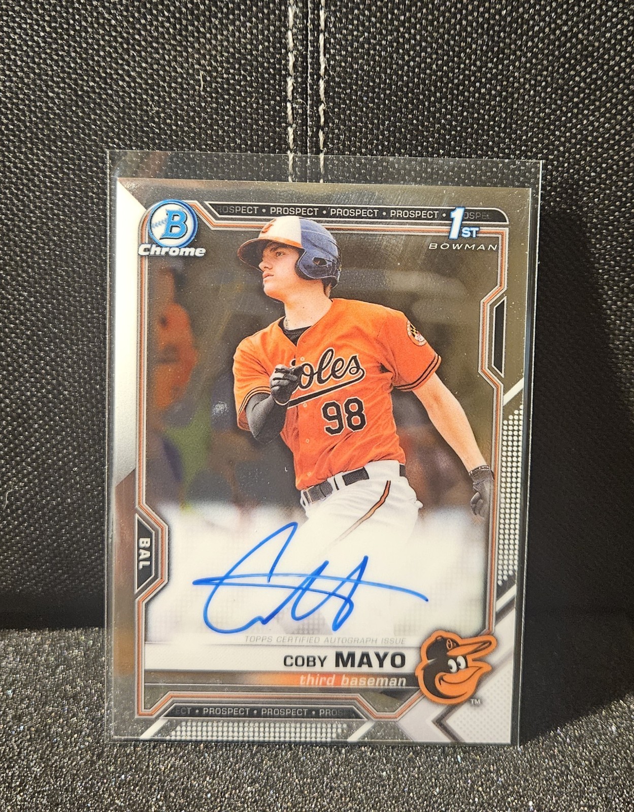 2021 Bowman Chrome Prospects Autographs Coby Mayo #CPA-CMA