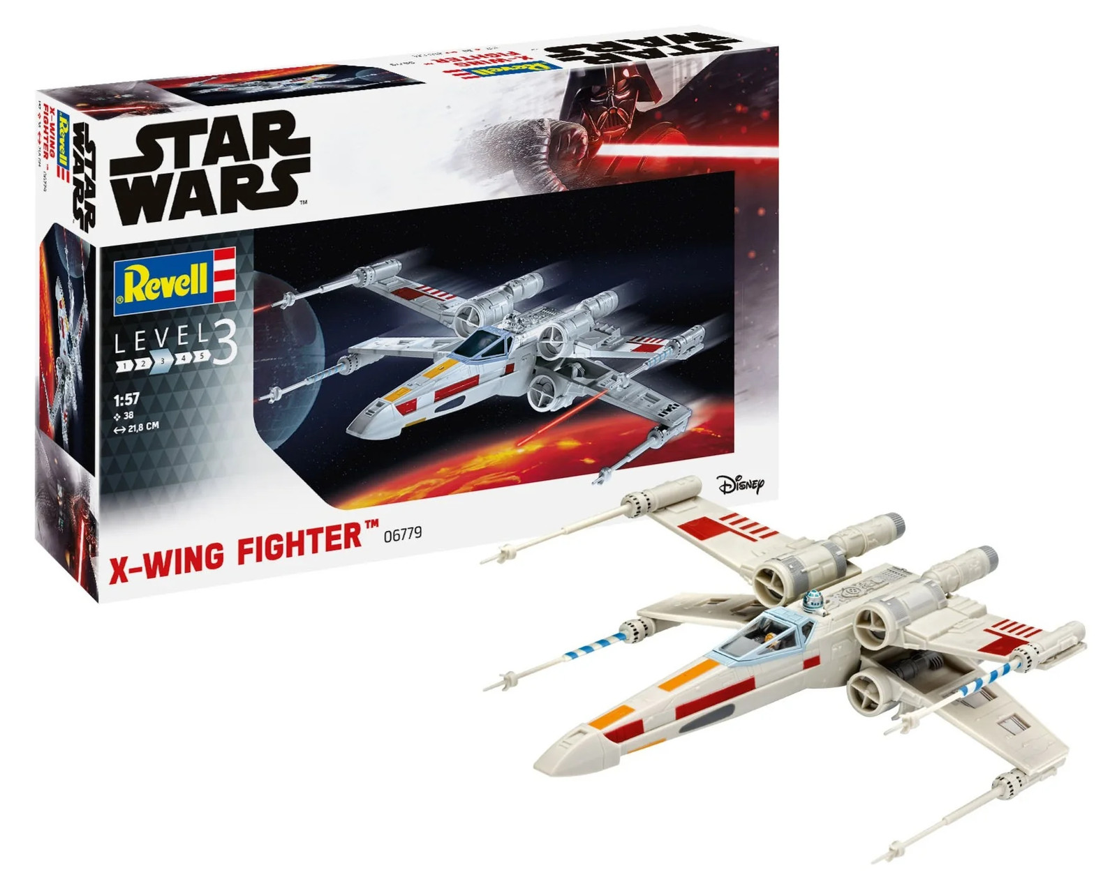 Star Wars X-Wing Fighter Jet 1:57 Model Kit - Image 3