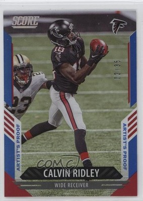 2021 Score Artist's Proof 2/35 Calvin Ridley #191 1r0z
