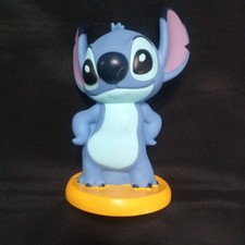 Stitch 8" PVC Molded Plastic Figure Coin Bank Piggy Bank Disney Lilo & Stitch