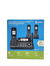 AT T 3-Handset DECT 6.0 Expandable Cordless Phone w/ Answering System CLP99387